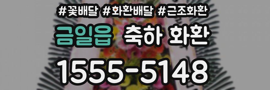 금일읍 축하 화환