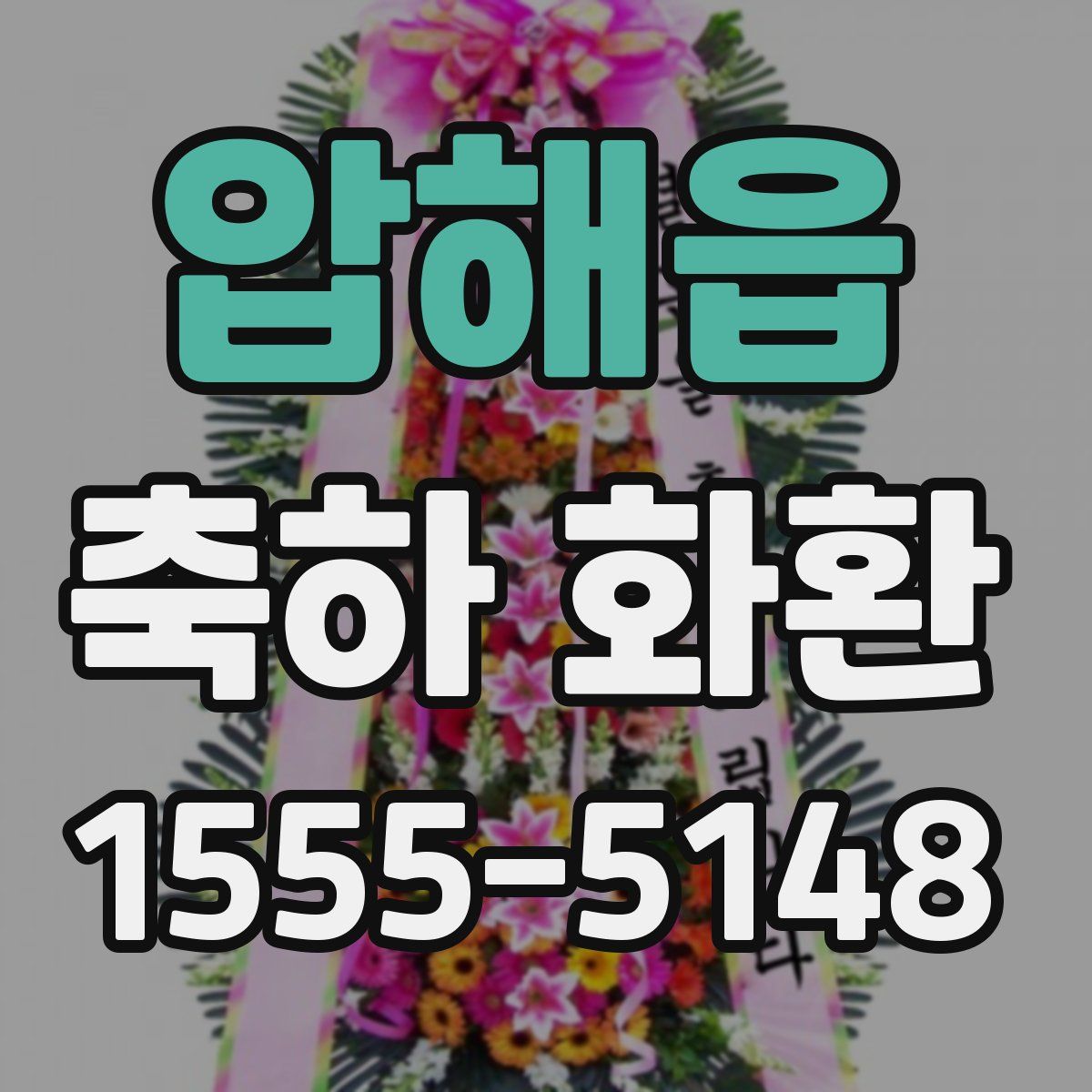 압해읍 축하 화환