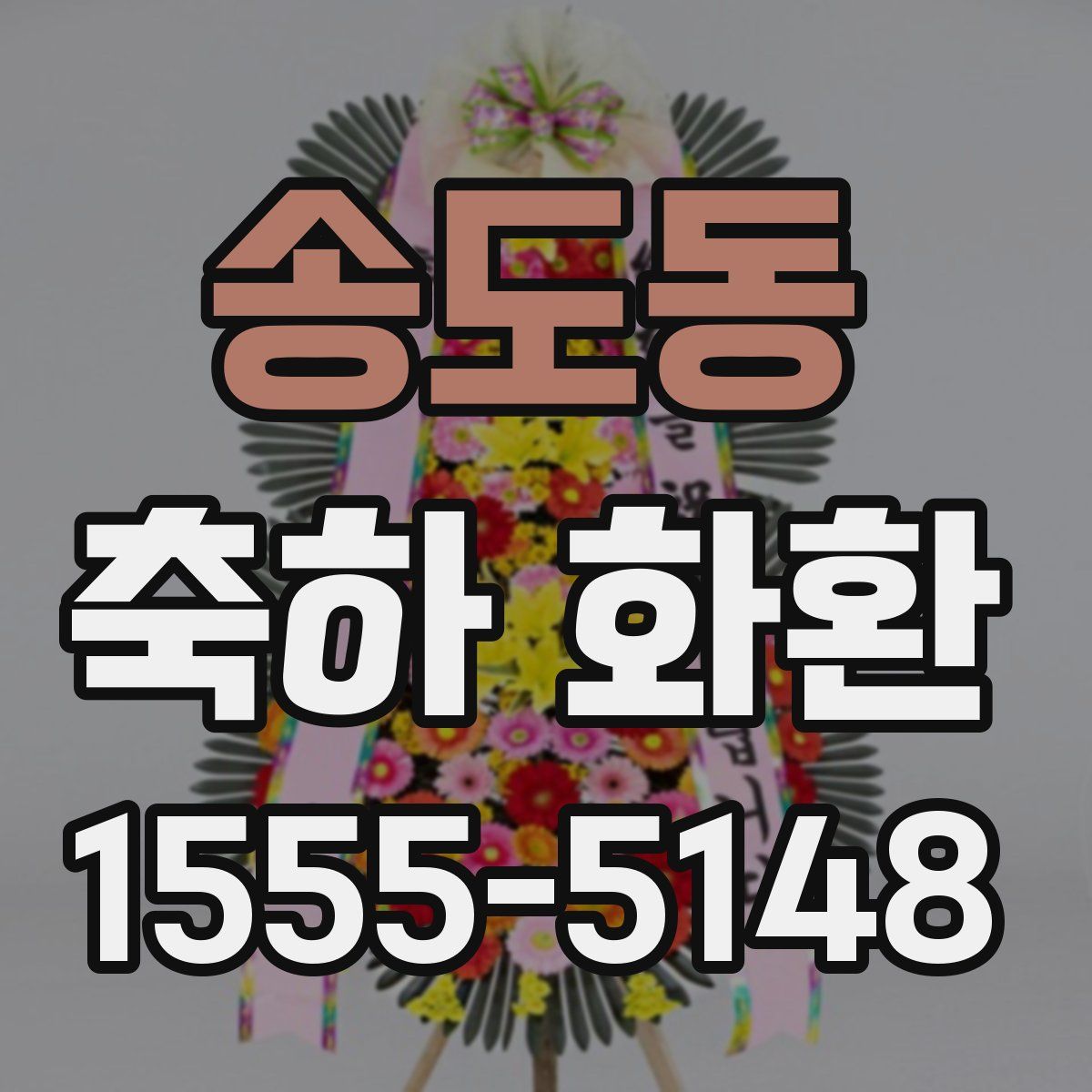 송도동 축하 화환