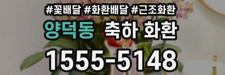 양덕동 축하 화환