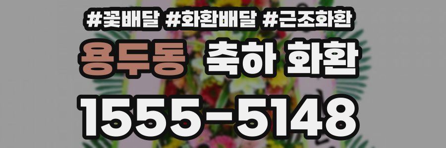 용두동 축하 화환
