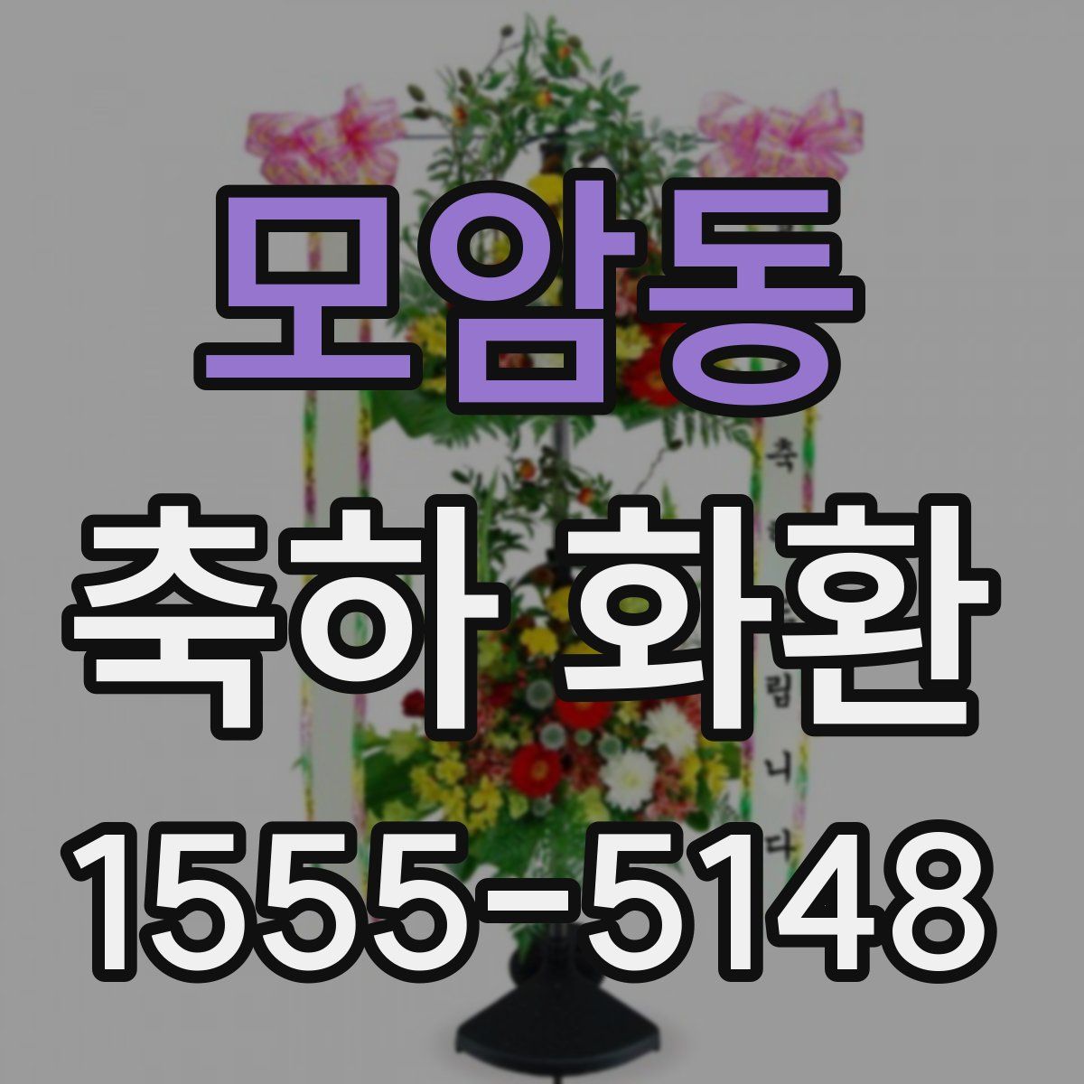모암동 축하 화환