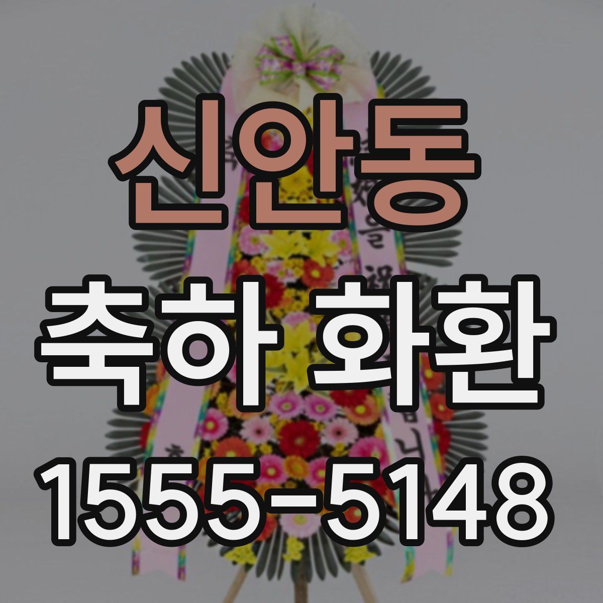 신안동 축하 화환