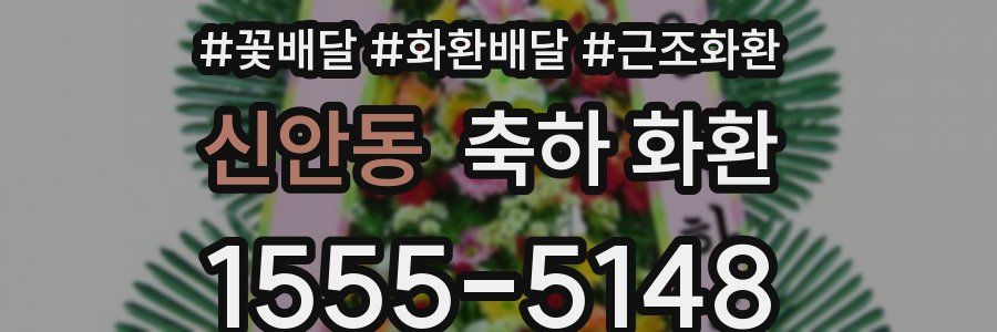 신안동 축하 화환