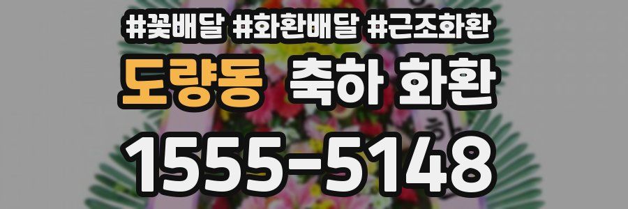 도량동 축하 화환