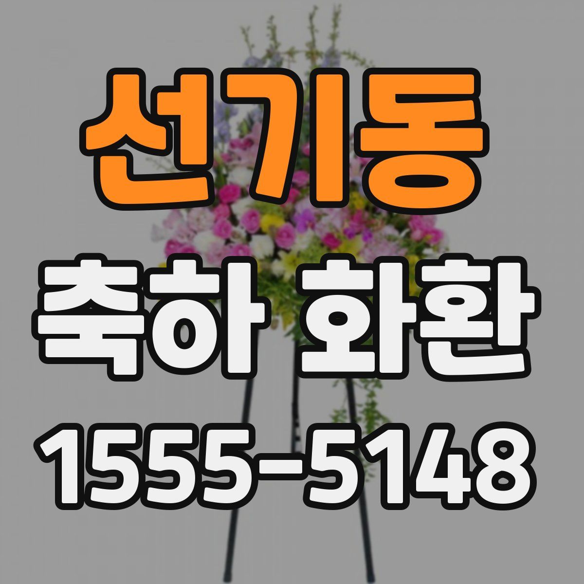 선기동 축하 화환