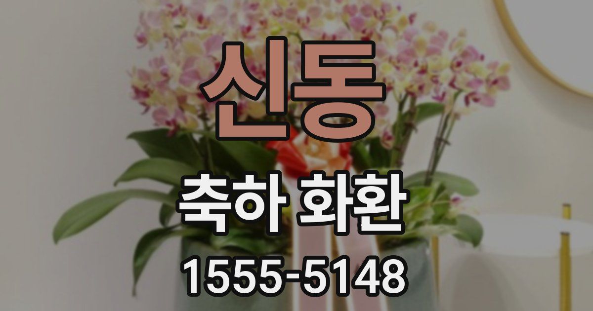 신동 축하 화환