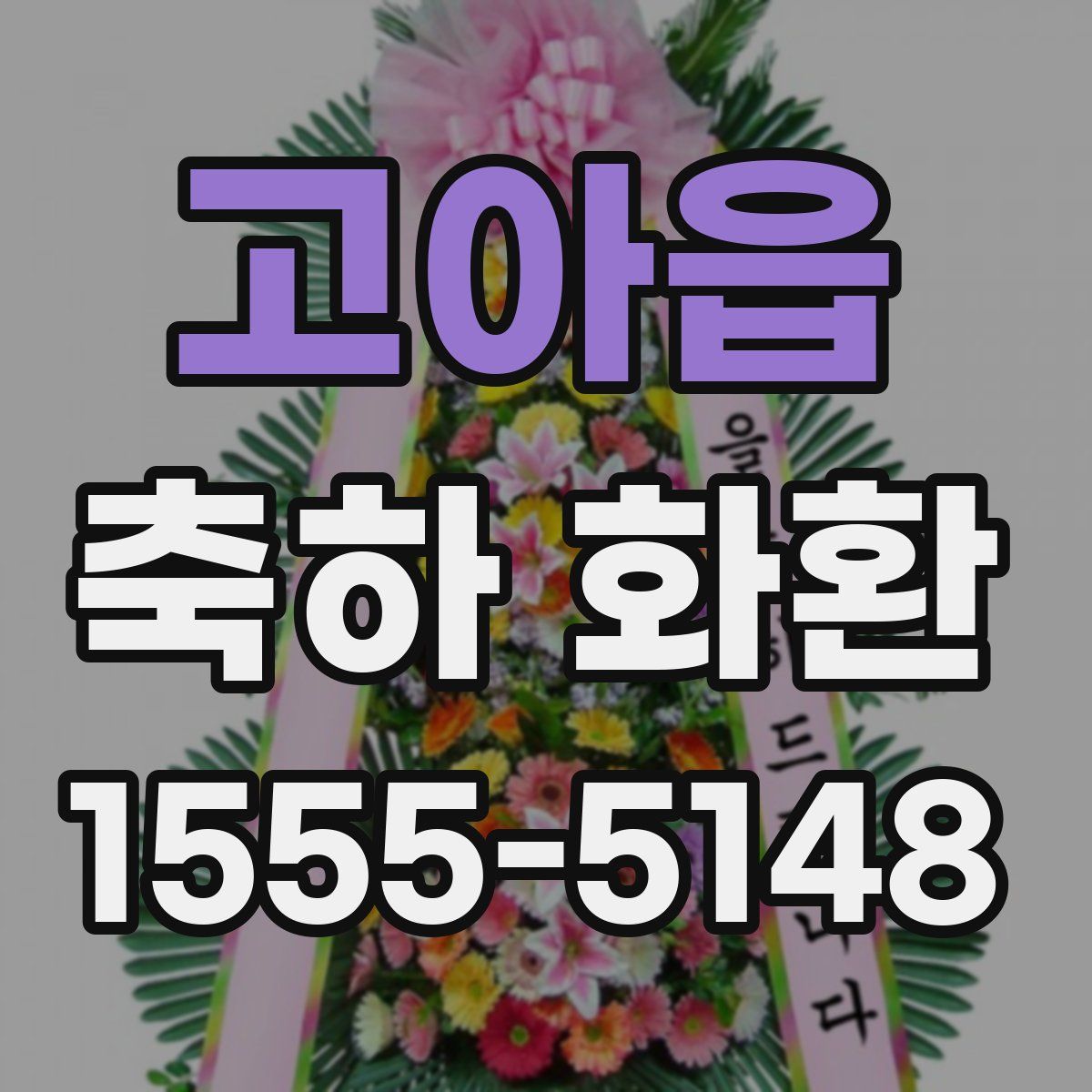 고아읍 축하 화환