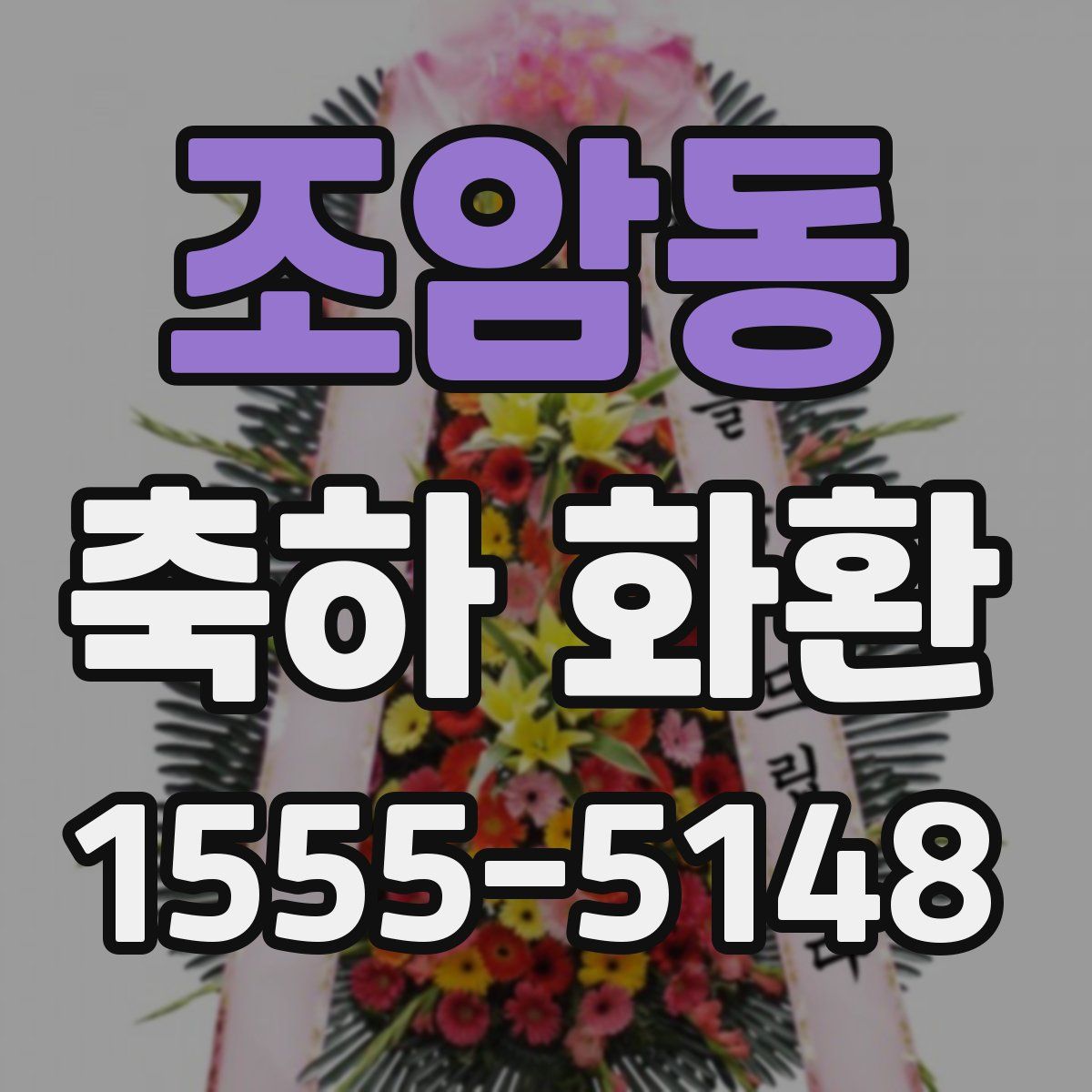 조암동 축하 화환