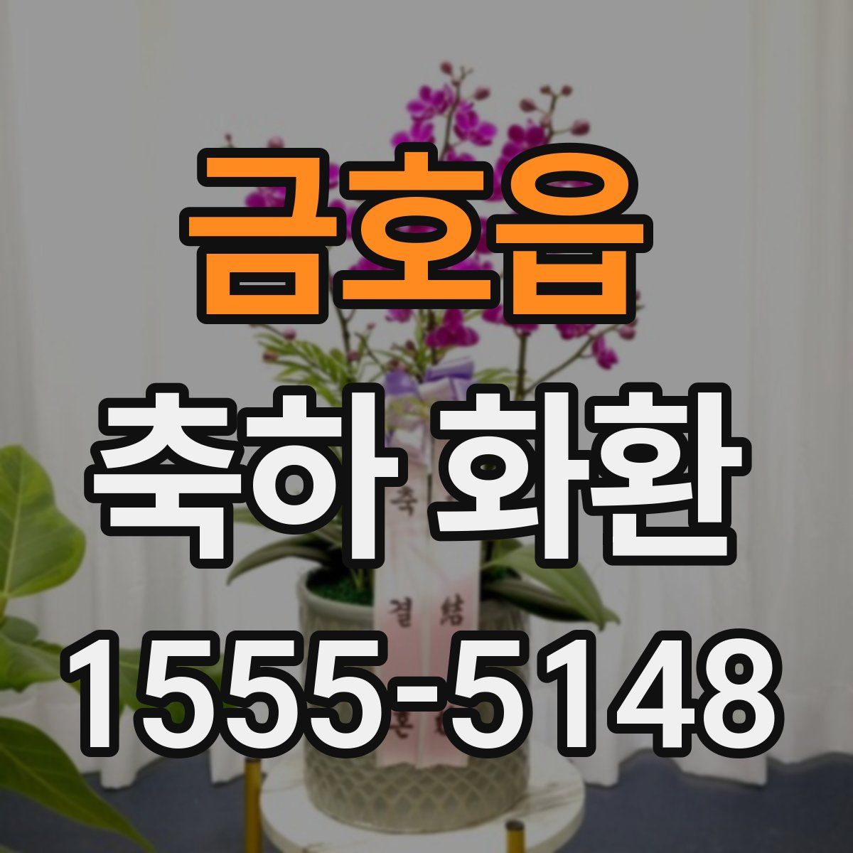 금호읍 축하 화환