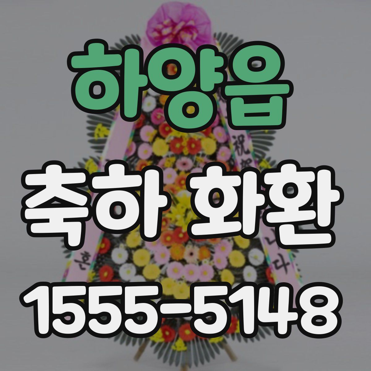 하양읍 축하 화환