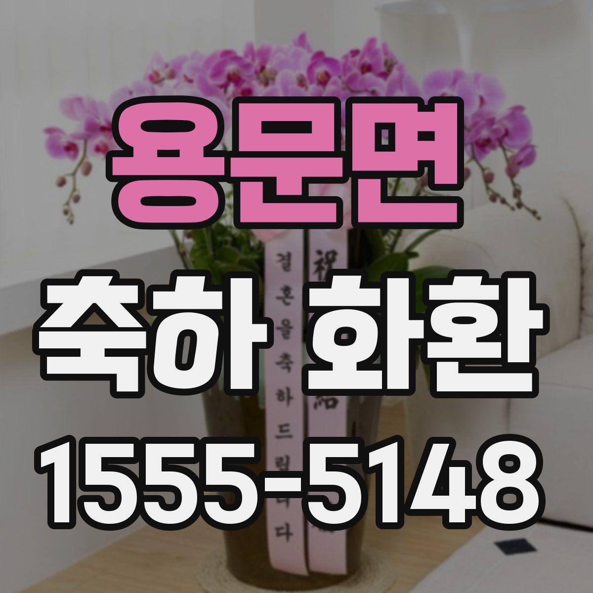 용문면 축하 화환