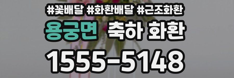 용궁면 축하 화환