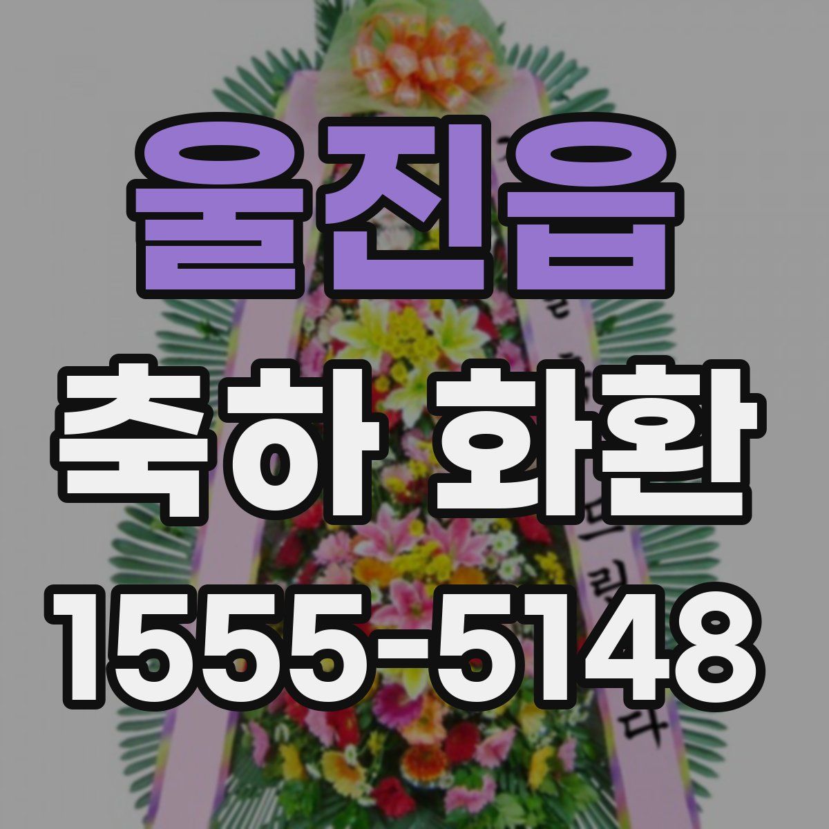 울진읍 축하 화환