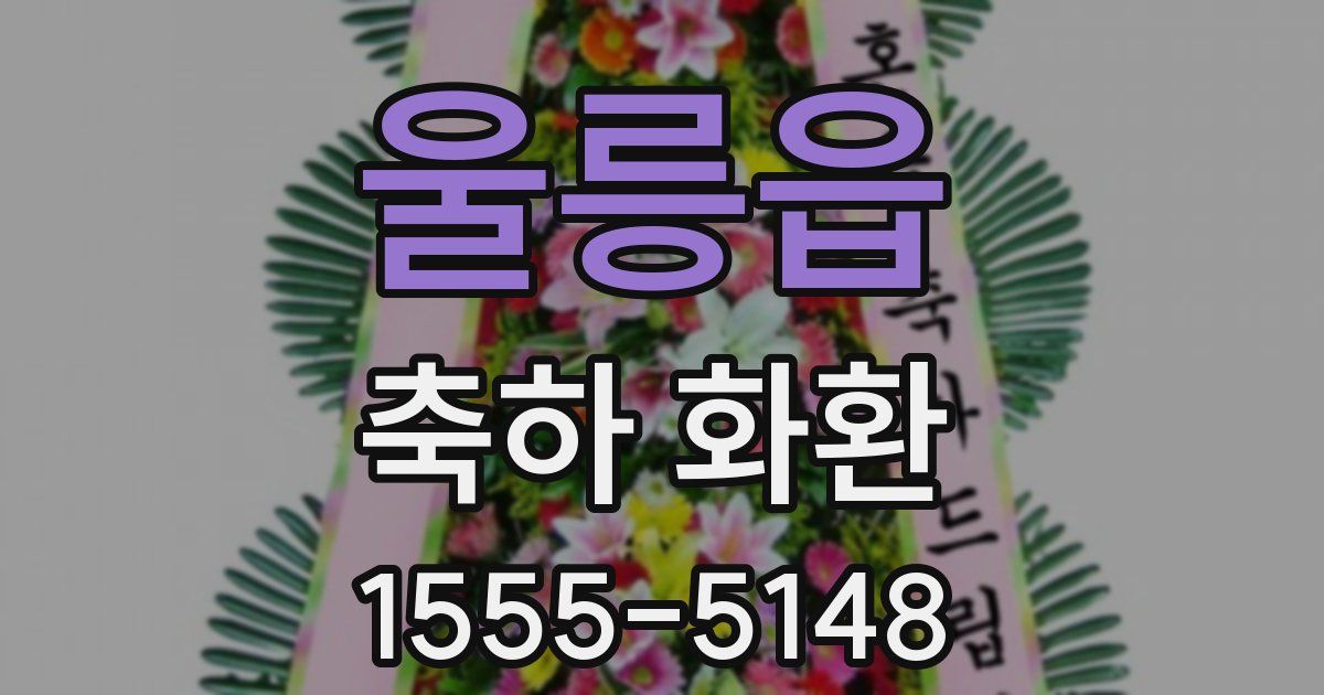 울릉읍 축하 화환
