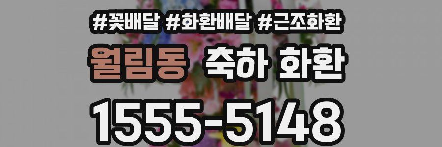 월림동 축하 화환