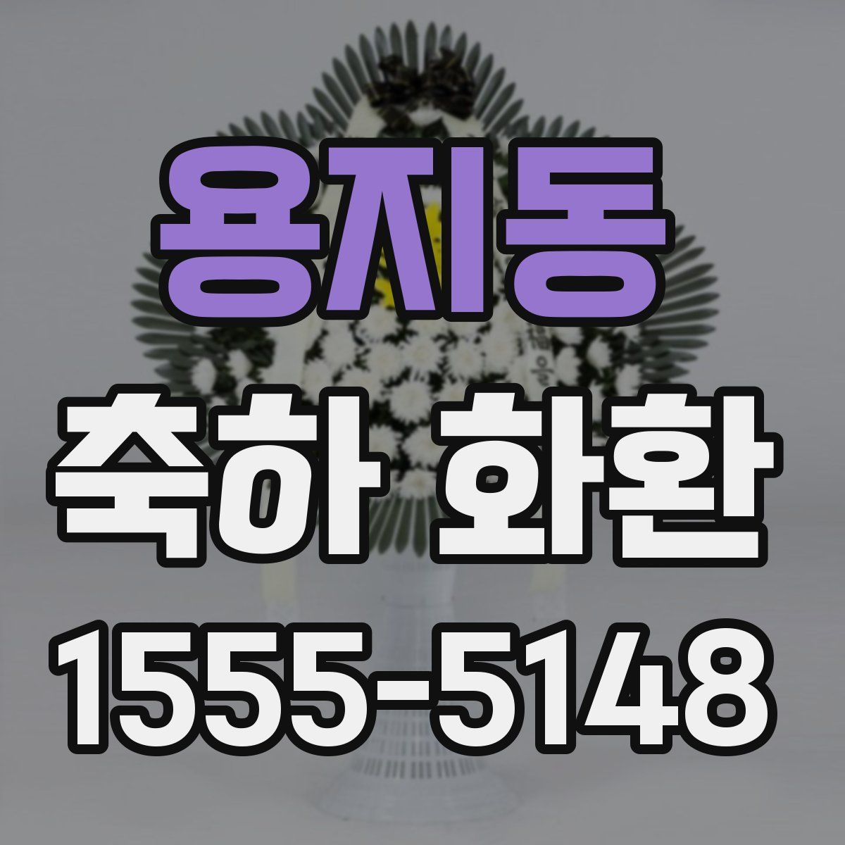 용지동 축하 화환