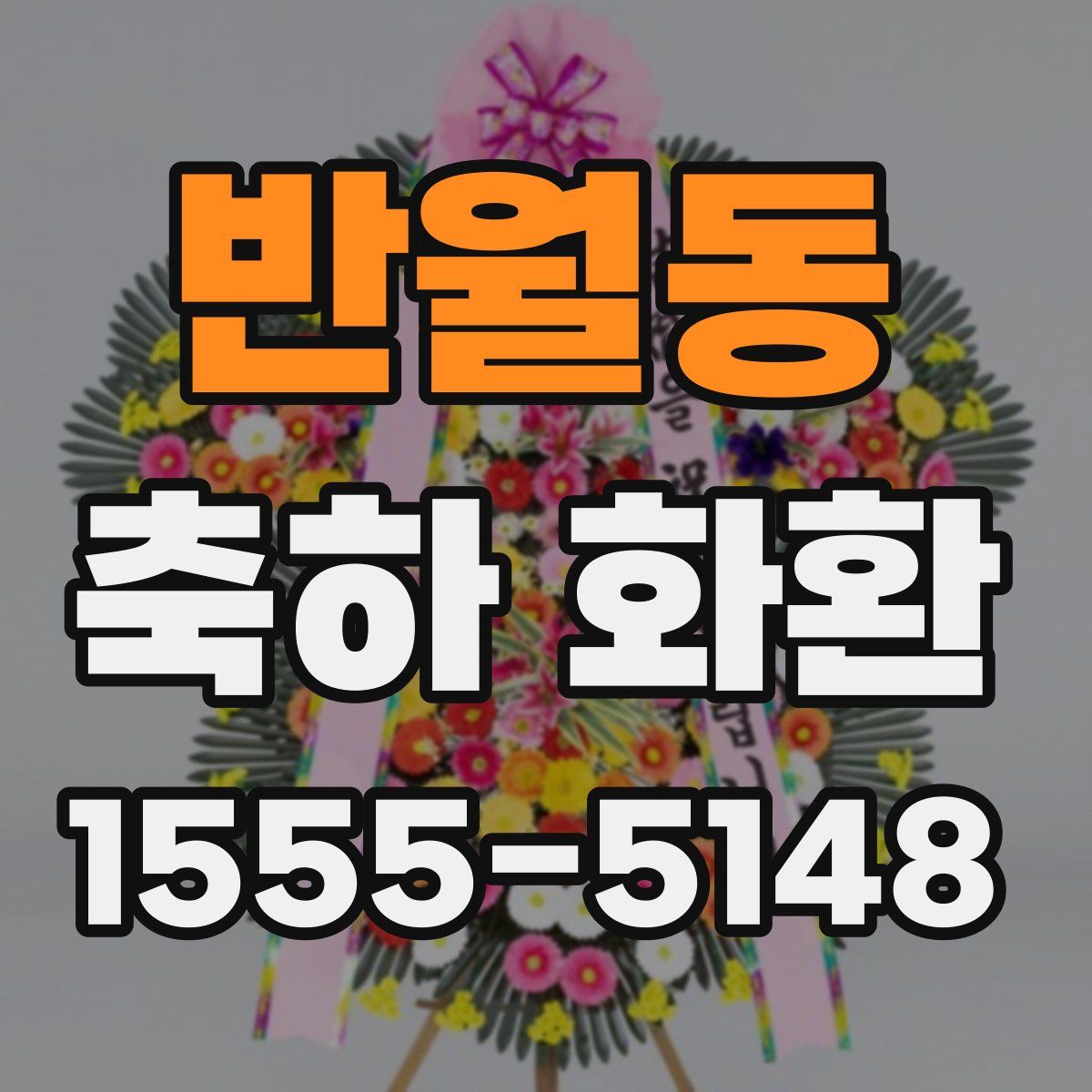 반월동 축하 화환