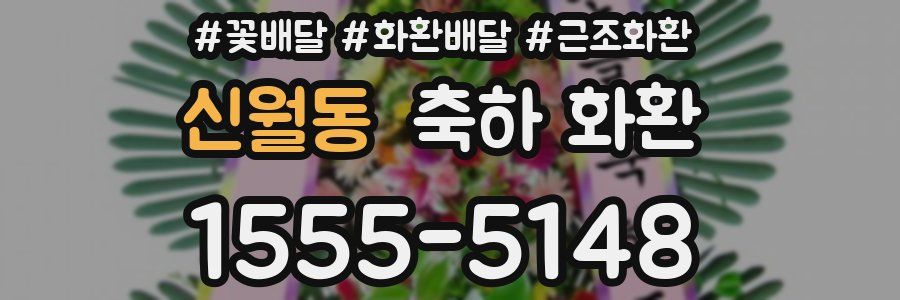 신월동 축하 화환