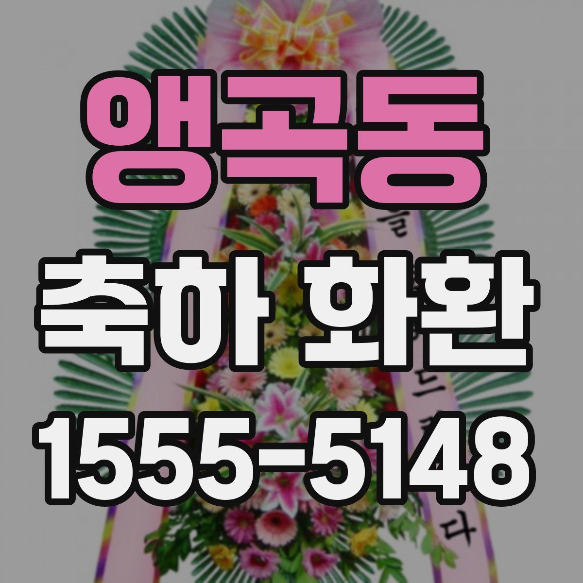 앵곡동 축하 화환