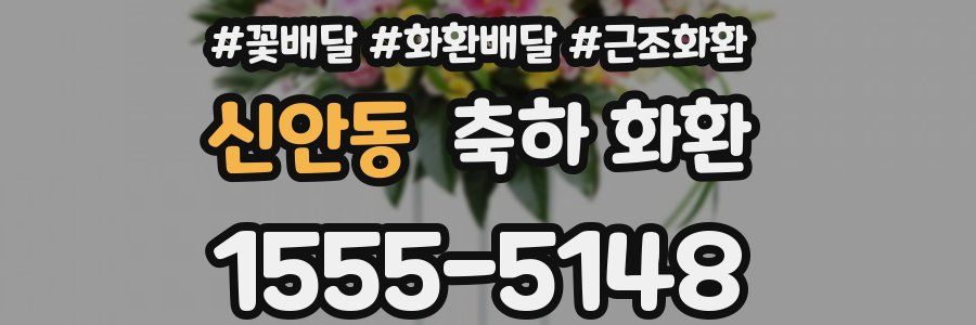 신안동 축하 화환