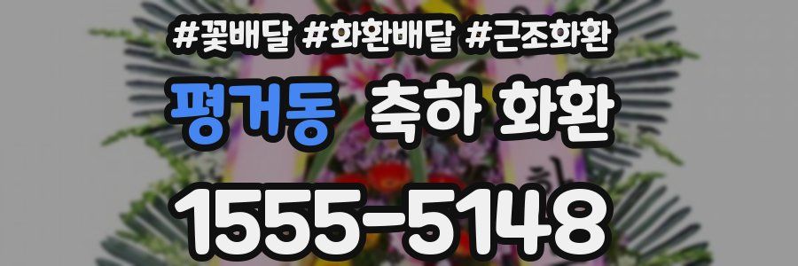 평거동 축하 화환