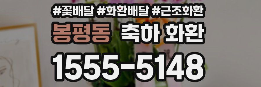 봉평동 축하 화환