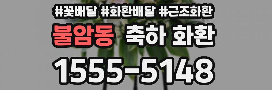 불암동 축하 화환