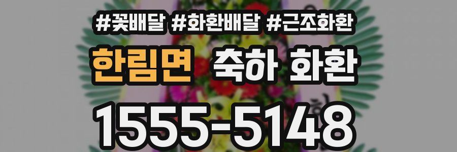 한림면 축하 화환