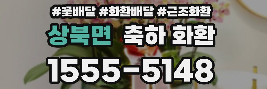 상북면 축하 화환