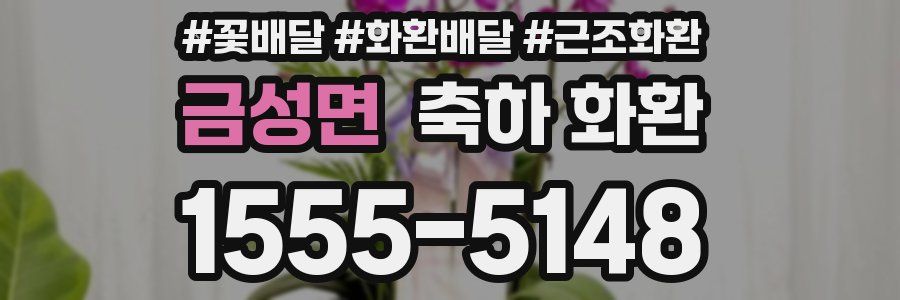 금성면 축하 화환
