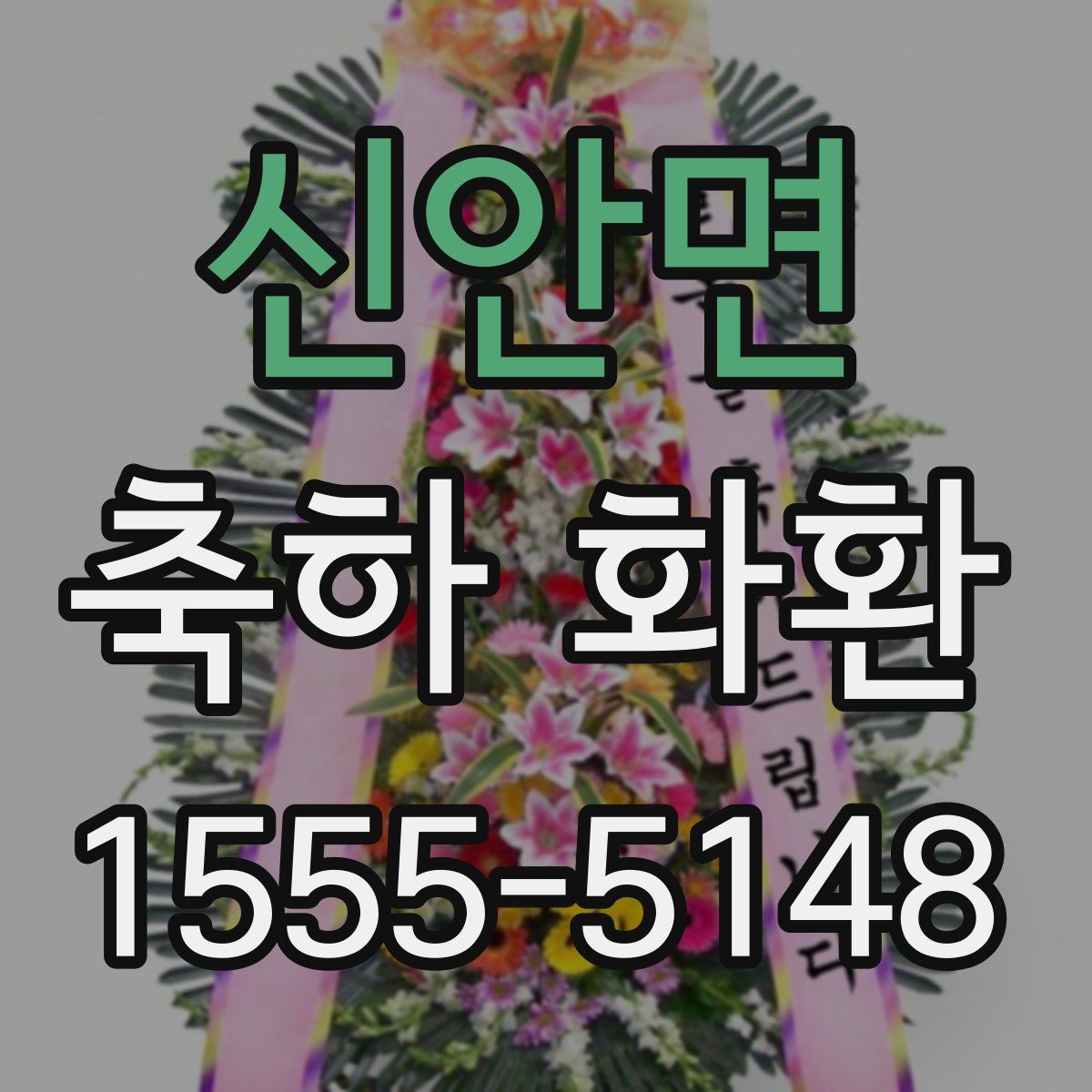 신안면 축하 화환
