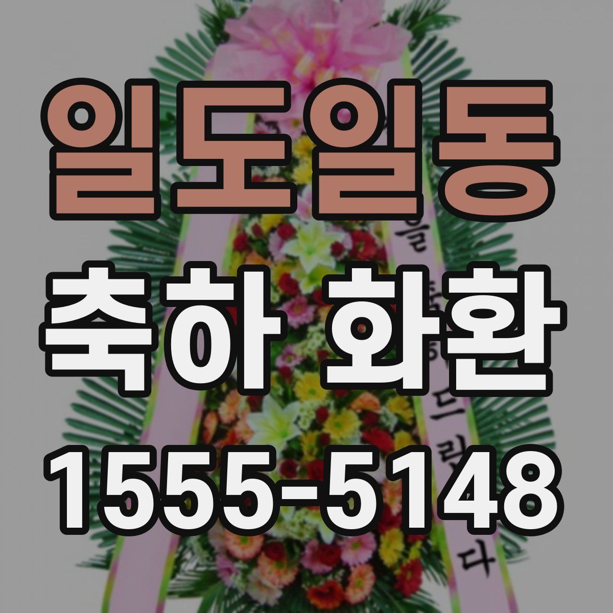 일도일동 축하 화환