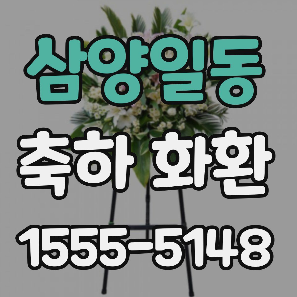 삼양일동 축하 화환