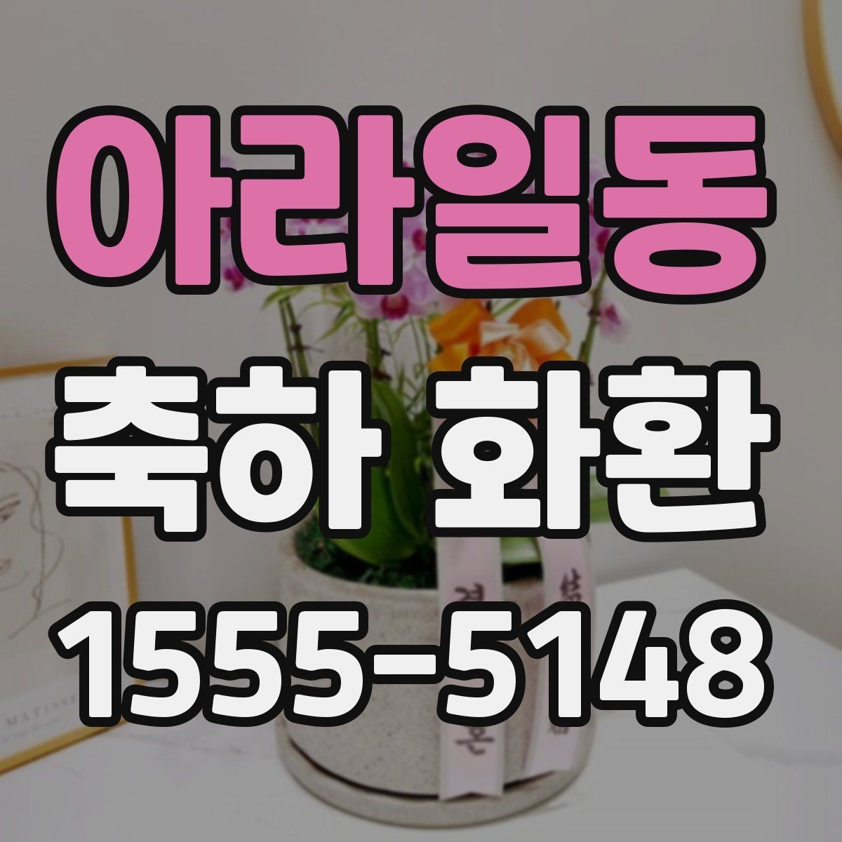 아라일동 축하 화환 비용 차이가 생기는 이유