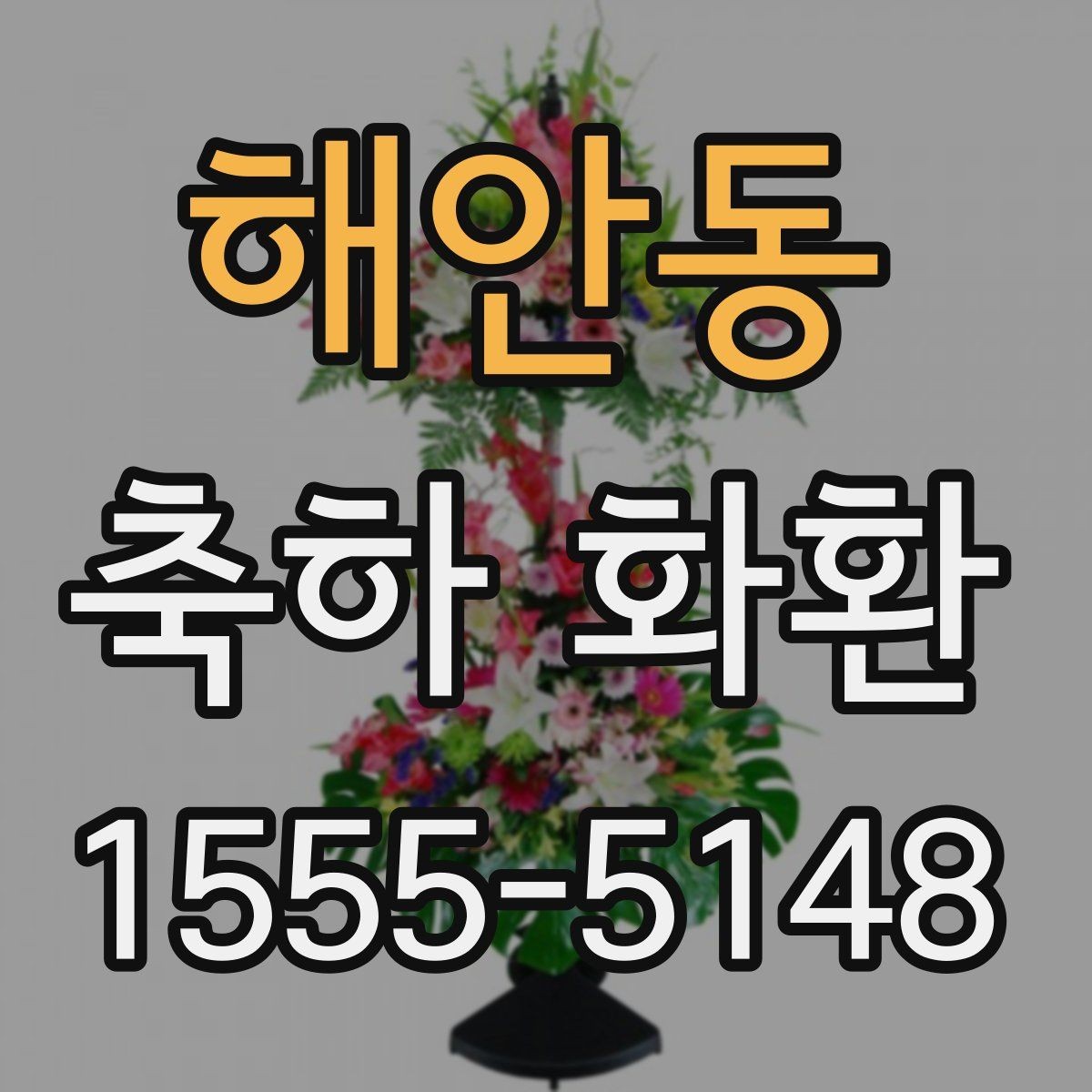 해안동 축하 화환 사진 촬영이 잘 되게 배치하는 법
