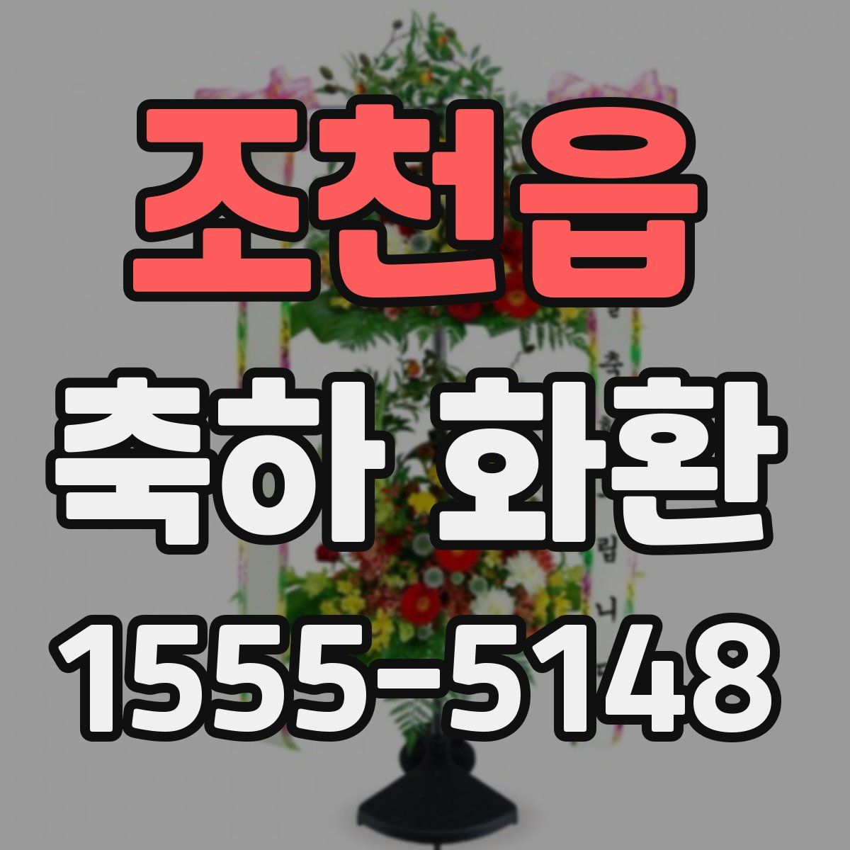 조천읍 축하 화환