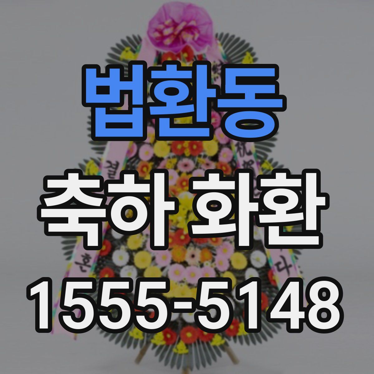 법환동 축하 화환