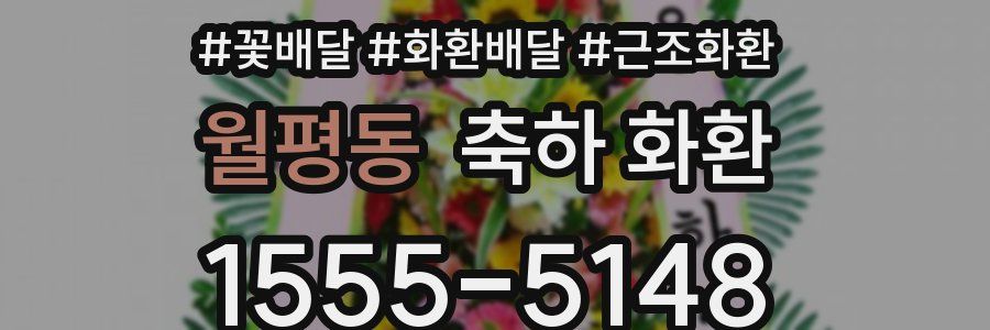 월평동 축하 화환