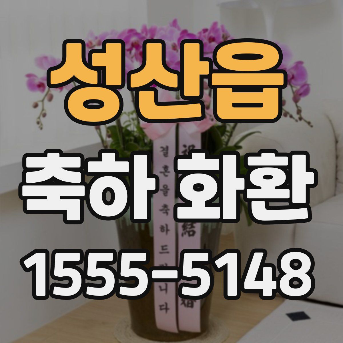 성산읍 축하 화환