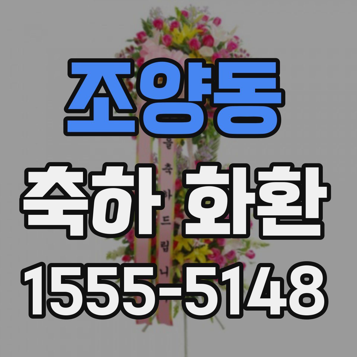 조양동 축하 화환