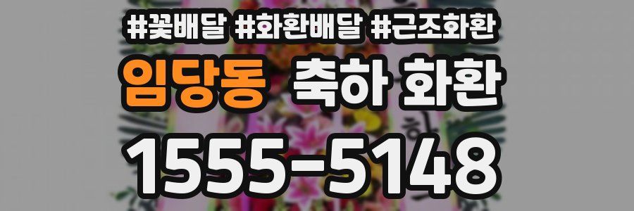 임당동 축하 화환