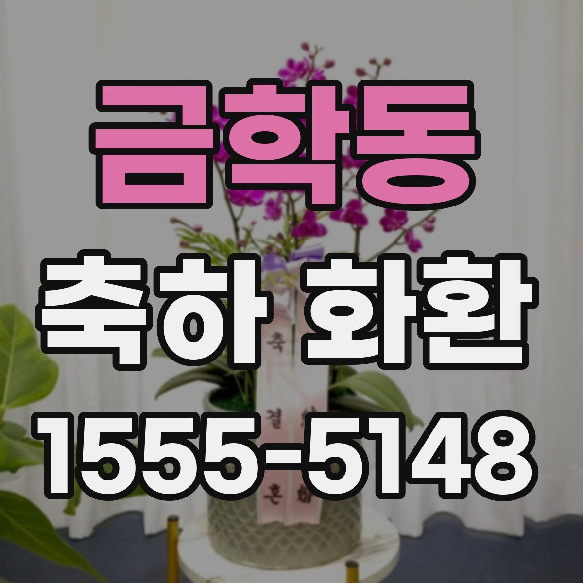금학동 축하 화환