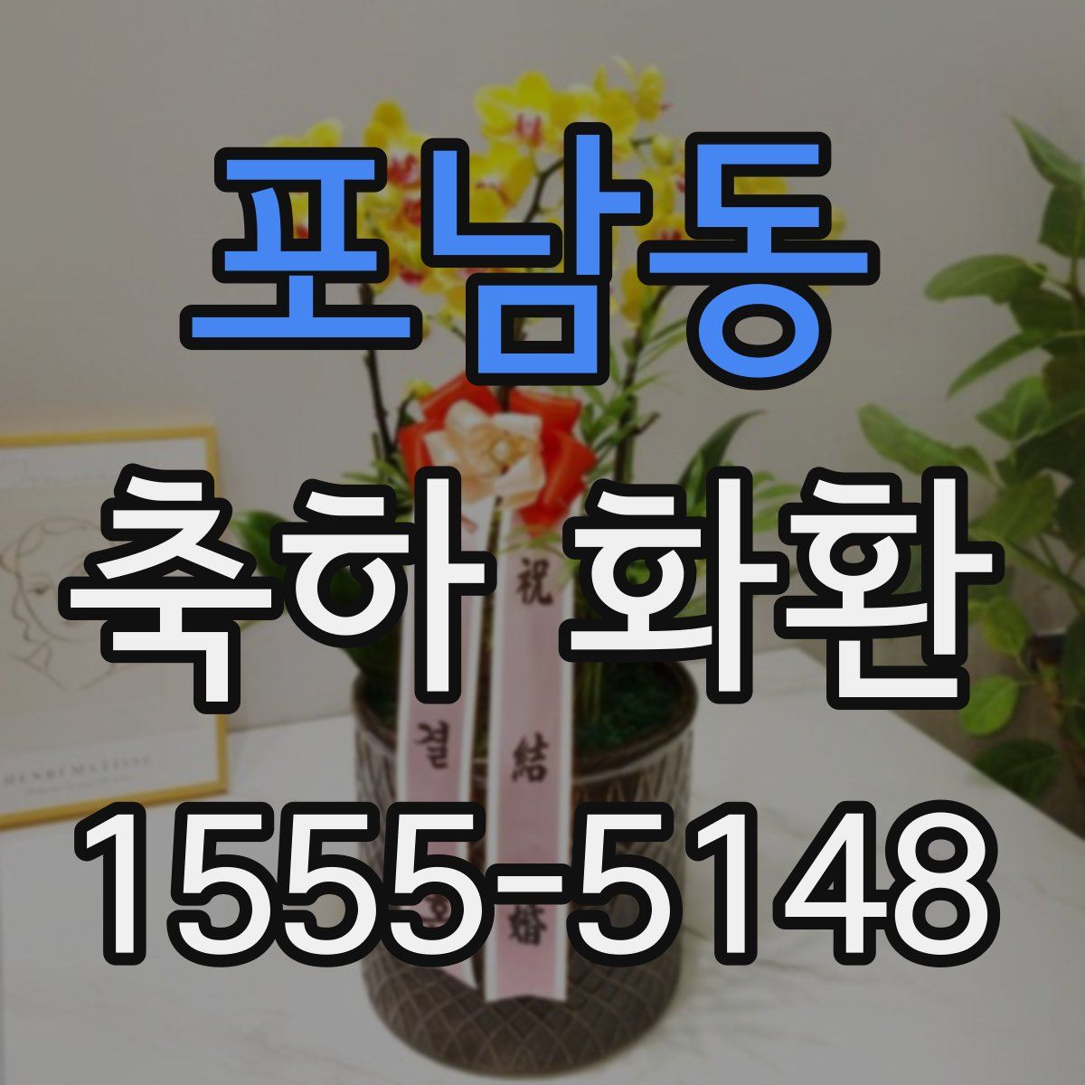 포남동 축하 화환