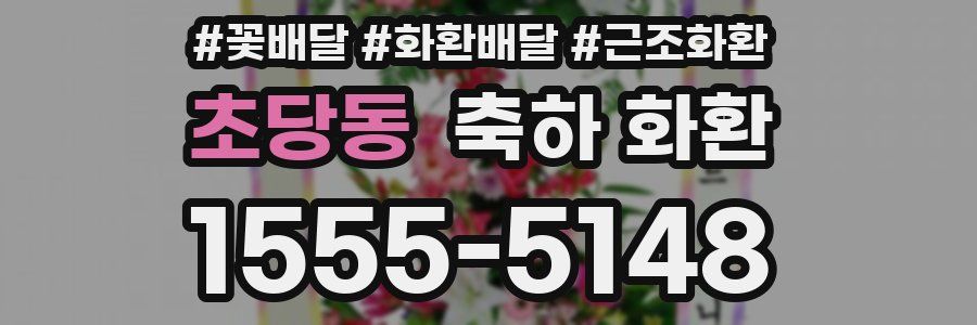초당동 축하 화환