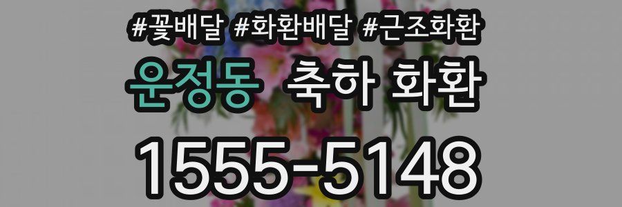 운정동 축하 화환