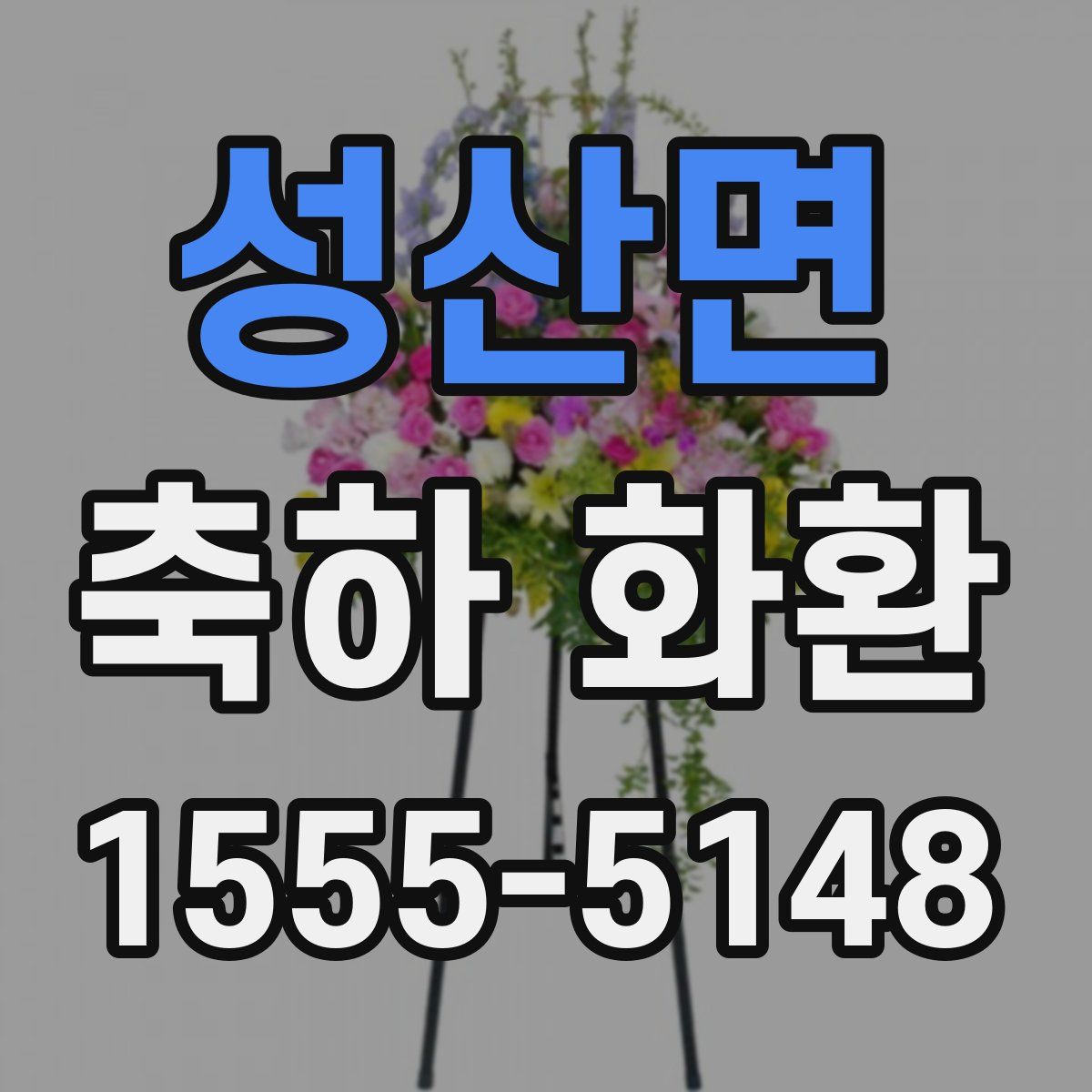 성산면 축하 화환