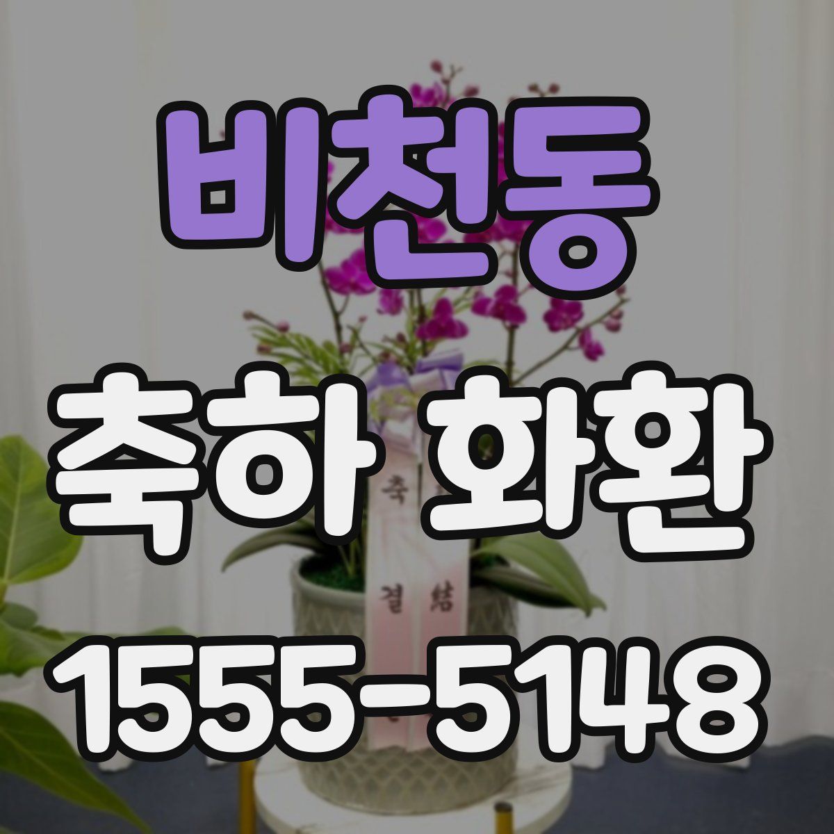 비천동 축하 화환