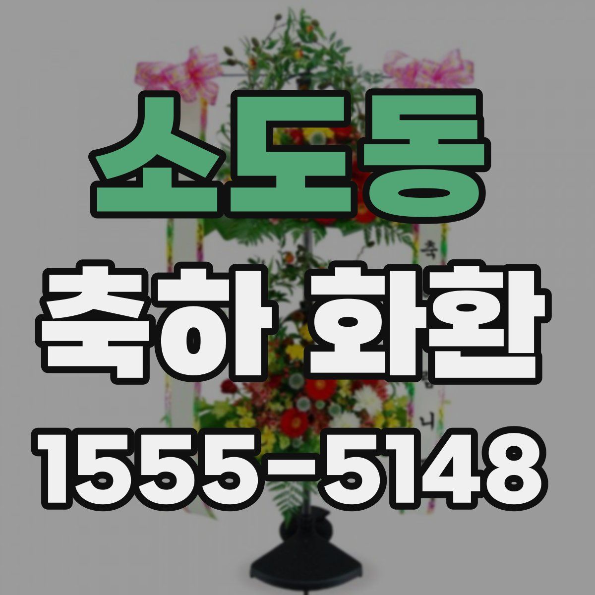 소도동 축하 화환
