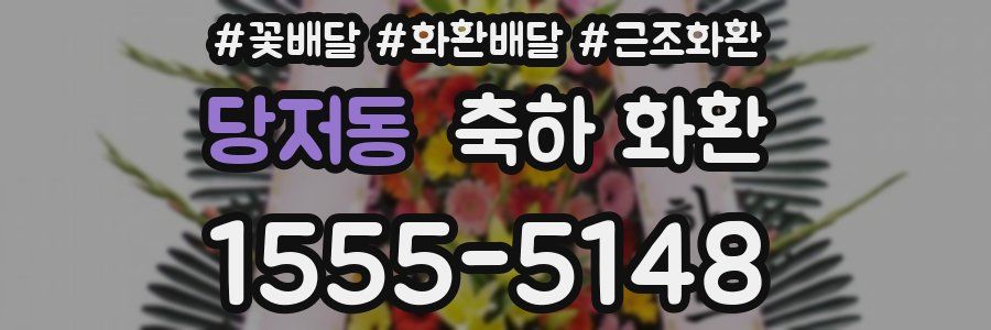 당저동 축하 화환